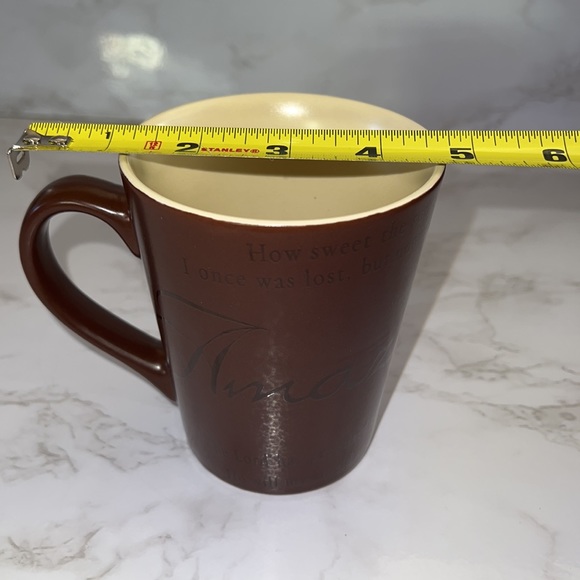 Discreet Religious Coffee Cup “Amazing Grace -The Lord Hath Promised Good To Me” - Picture 8 of 9